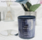 Paraffin Wax 120 G Scented Glass Votive Candle with Blue Color Coating Glass Holder and Siliver Tin Lid for Home Decor