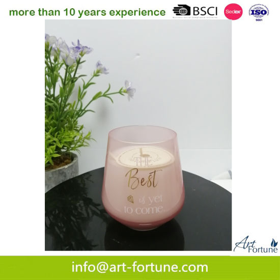 High Concentration Fragrance Decoration Scented Glass Candle
