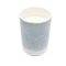 Shaped Scented Ceramic Candle with Marble Finish for Home Decor