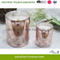 Decorative Scent Glass Jar Candle with Decal Paper for Home Decor
