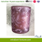 Scented Glass Candle with Outer Sprayed and Full Wrap Decal for Home Decoration