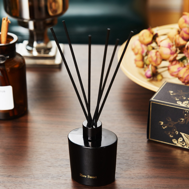 200ml Scent Reed Diffuser Set with Dry Flower for Home Decor