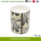 Scented Ceramic Candle with Paper Decal for Home