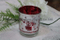 7*8 Cm Glass Candle Holder with Electroplate and Laser Cut for Home Decor