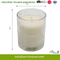 Glass Scented Candle with Paper Decal and for Party