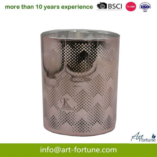 8*10cm Glass Scented Candle in Spray Color for Home Decor