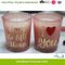 Pink Scent Glass Candle for Wedding