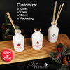 Christmas Luxury Home Fragrance Reed Diffuser with Rattan Diffuser Stick