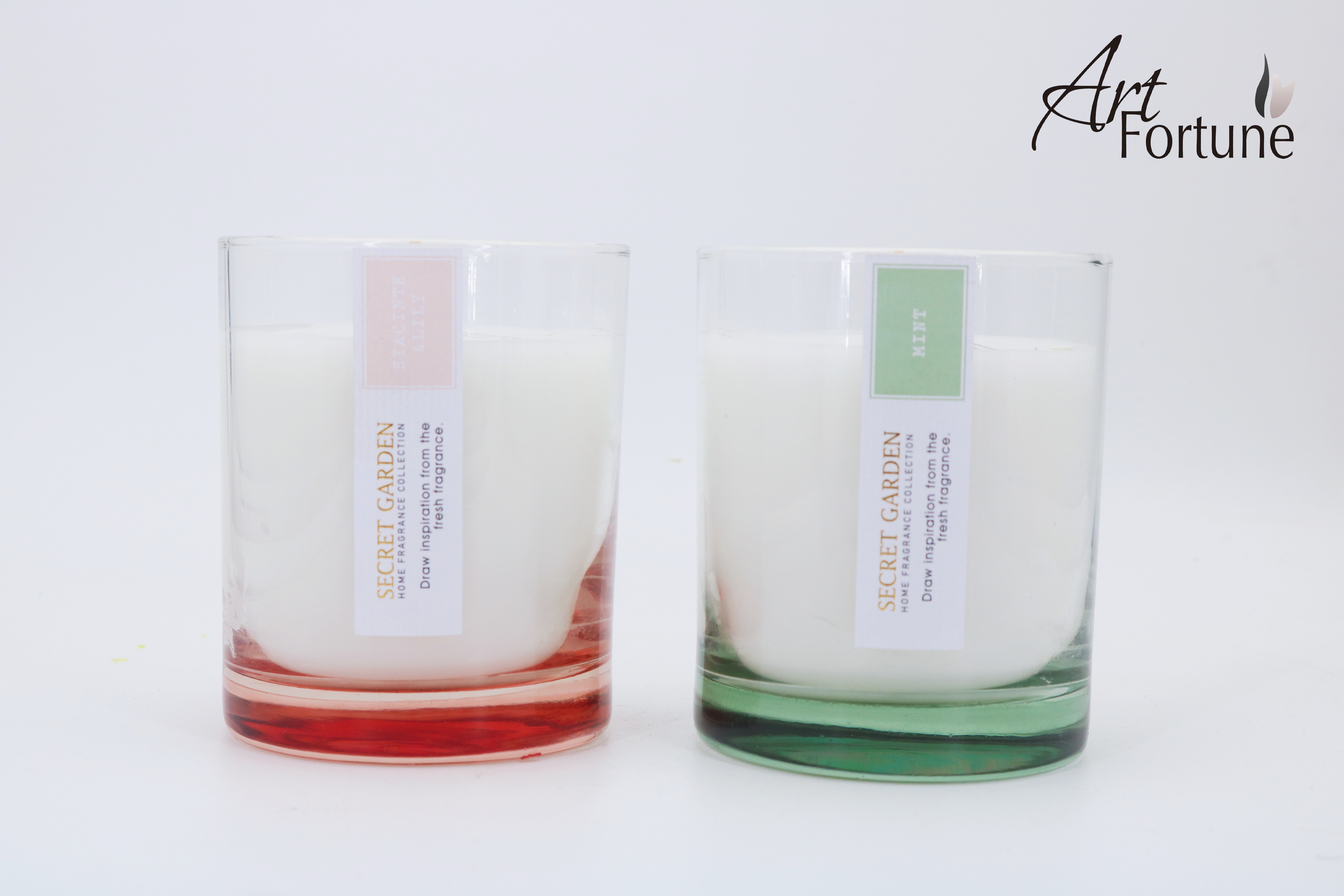 The New Spring and Summer Custom Glass Jar Scented Candle for Decor