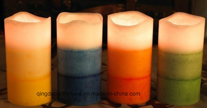 Flameless Layed LED Candle --Fake Wick