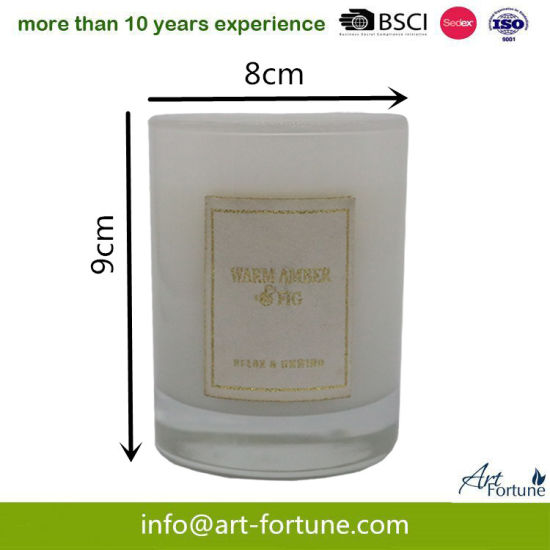 10*10cm Home Decoration Luxury Personalized Scented Glass Candle