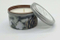 Tin Candle with Print and Decal Paper for Home Decor