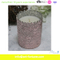 7oz Textured Scent Glass Jar Candle for Home Decor