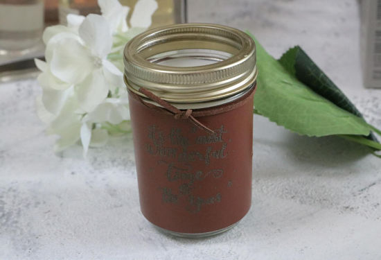 8ozglass Jar Candle with Metal Lid for Home Decor