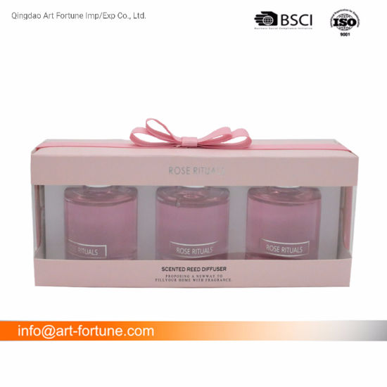 4.5oz*3pkscented Glass Candle Gift Set in Gift Box for Home Decor