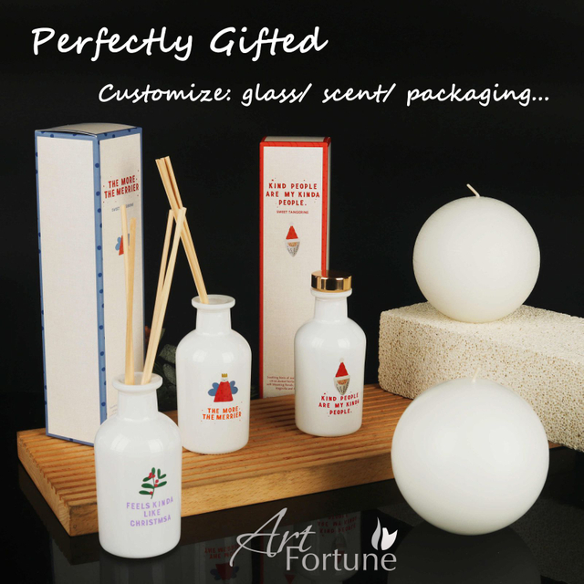 Christmas Luxury Home Fragrance Reed Diffuser with Rattan Diffuser Stick