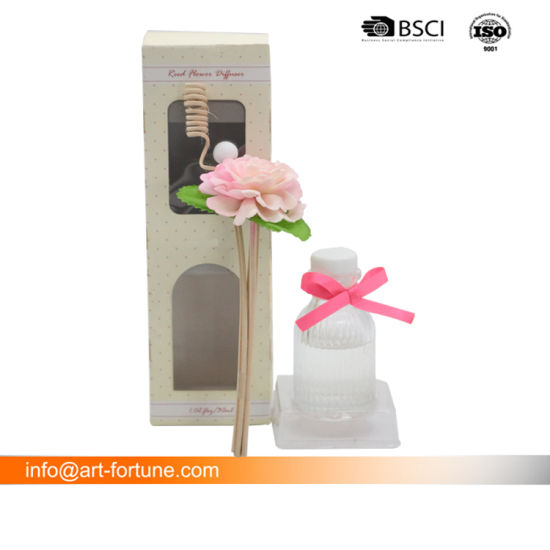 150ml Square Bottle Fragrance Aroma Reed Diffuser with Rattan Sticks in Gift Box