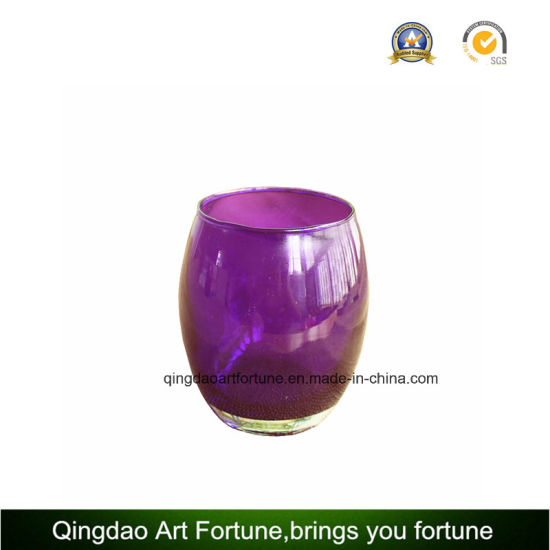 Round Votive Glass Candle for Wedding Gift Decor