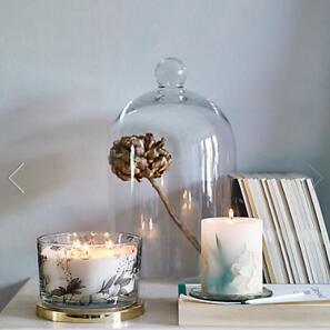 Handmade Pillar Candles with Dried Flowers and Leaves Inclusions for Home Decor
