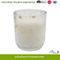 Glass Scented Candle with Paper Decal and Solid Spray for Home Decor