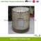 Hot Seal Glass Jar Candle with Electroplate and Mercury for for Christmas