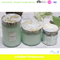 High Quality Scent Glass Jar Candle with Color Coating and Metal Lid for Home Decor