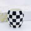 Customized Ceramic Candle Jars Glazed Color Candlestick Porcelain for Home Decoration