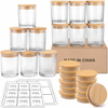 Wholesale Customize Round Shape Transparent Glass Candle Cup Container for Candle Container