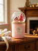 Snow Globe Glass Scented Candle for Christmas