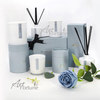 Popular Sea Breeze Fresh Scented Glass Candle with Tube Box for Home Decoration