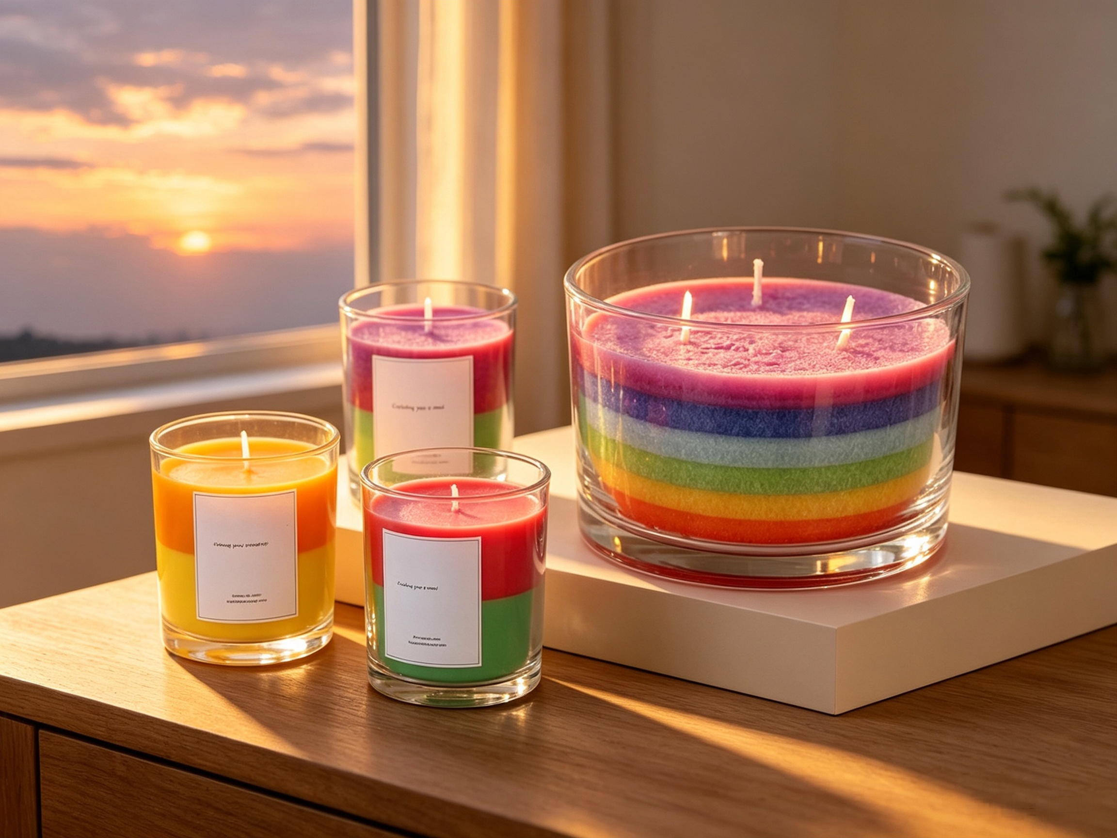 layered color-block scented candles in clear glass jars - wholesale supplier.png