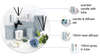 Popular Sea Breeze Fresh Scented Glass Candle with Tube Box for Home Decoration