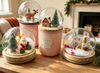 Snow Globe Glass Scented Candle for Christmas