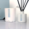 Popular Sea Breeze Fresh Scented Glass Candle with Tube Box for Home Decoration